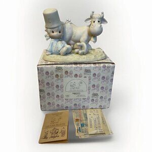 Precious Moments I Get A Kick Out Of You 1983 E-2827 With Box and Papers Enesco
